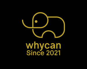Nature - Minimalist Wild Elephant logo design