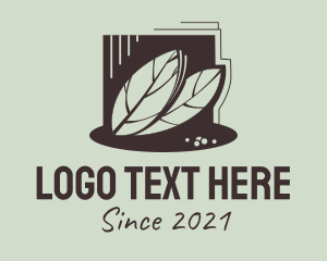 Taste - Bay Leaf Ingredient logo design