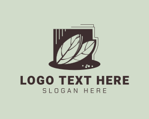 Food - Bay Leaf Ingredient logo design