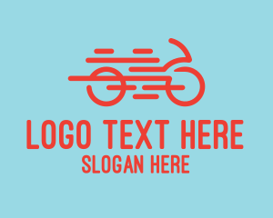 Orange - Fast Orange Bike logo design