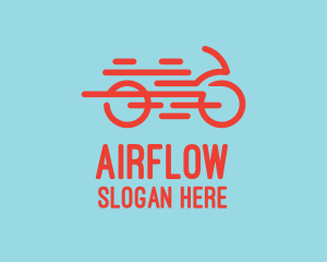 Fast Orange Bike logo design