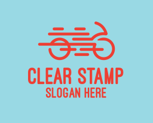 Fast Orange Bike logo design