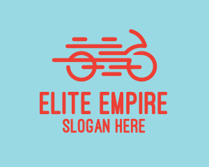 Fast Orange Bike logo design