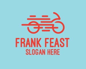 Fast Orange Bike logo design