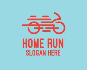 Fast Orange Bike logo design