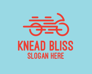 Fast Orange Bike logo design