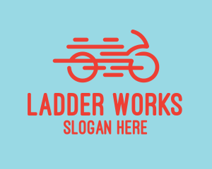 Fast Orange Bike logo design