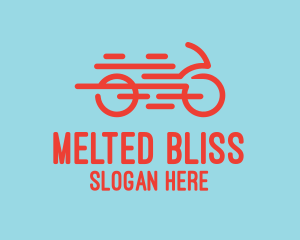 Fast Orange Bike logo design