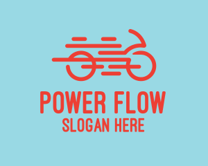 Fast Orange Bike logo design