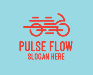 Fast Orange Bike logo design