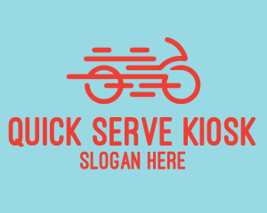 Fast Orange Bike logo design