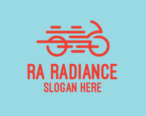 Fast Orange Bike logo design