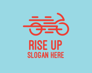 Fast Orange Bike logo design