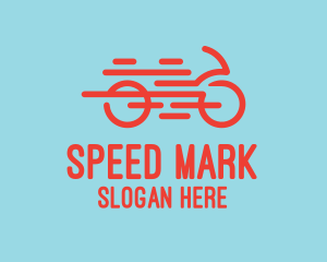 Fast Orange Bike logo design