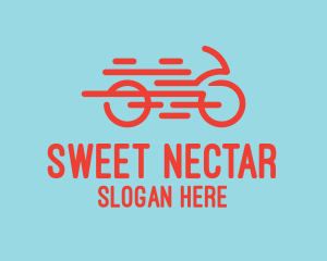 Fast Orange Bike logo design