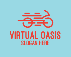 Fast Orange Bike logo design