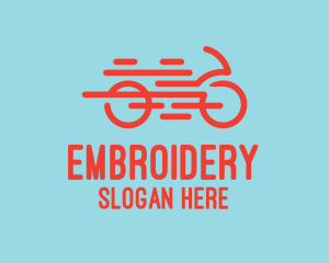 Fast Orange Bike logo design