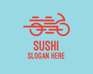 Fast Orange Bike logo design