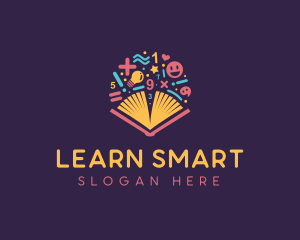 Educational Math Learning logo design