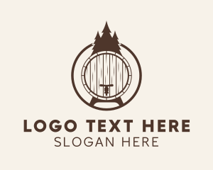 Pine Tree - Pine Tree Barrel logo design