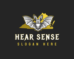 Virginia Bat Wildlife logo design