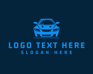 Driving - Luxury Sportscar Automobile logo design