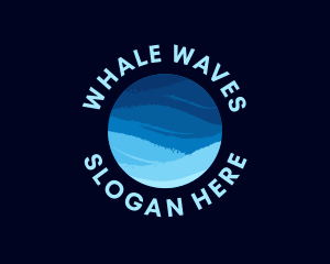 Ocean Wave Sphere logo design