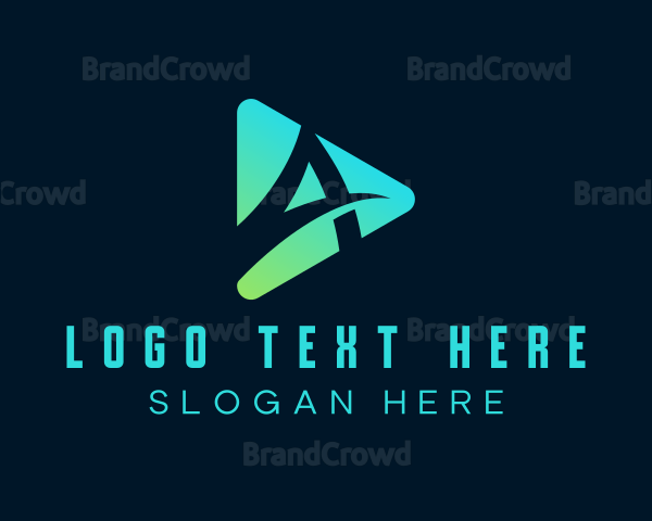 Multimedia Startup Letter A Logo