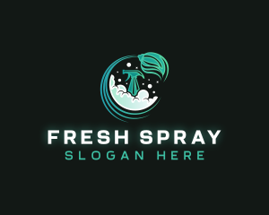 Spray - Cleaner Housekeeping Spray logo design