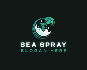 Cleaner Housekeeping Spray logo design