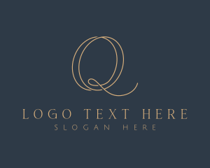 Agency - Elegant Minimalist Beauty Letter Q logo design