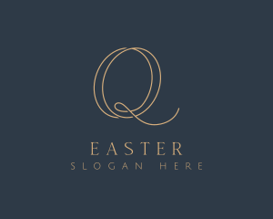 Elegant Minimalist Beauty Letter Q Logo