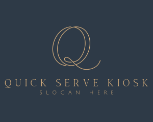 Elegant Minimalist Beauty Letter Q logo design