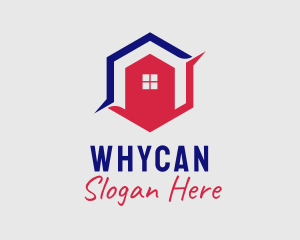 Carpentry - Hexagon House Realty logo design