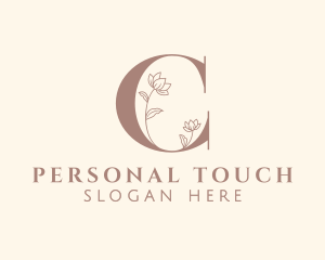 Personal - Floral Nature Stationery Letter C logo design