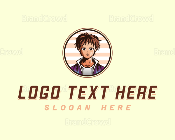 Anime Manga Character Logo