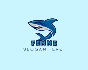 Marine Shark Sport logo design