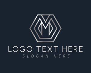 Hexagon - Business Elegant Hexagon Letter M logo design