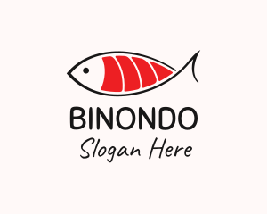 Salmon - Salmon Sushi Fish logo design