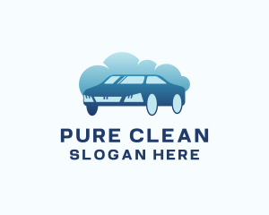 Auto Car Wash Cleaning  logo design