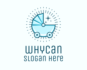 Baby Boy Stroller Logo