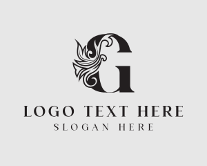 Venue - Medieval Vine Letter G logo design