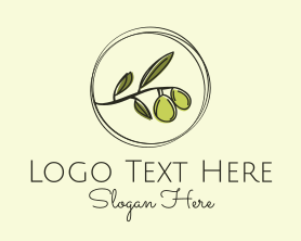 Branch - Organic Olive Branch logo design