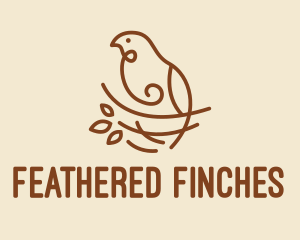 Bird Nest Scribble  logo design