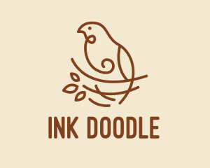 Scribble - Bird Nest Scribble logo design