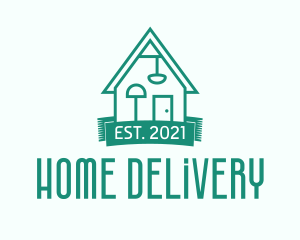 Green Furniture House  logo design