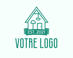 Home Decoration - Green Furniture House logo design