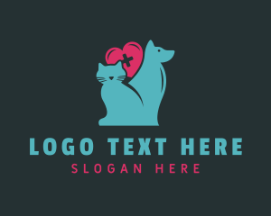 Doggo - Cat Dog Animal Clinic logo design