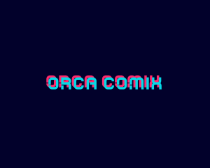 Computer Game - Creative Animation Glitch Wordmark logo design