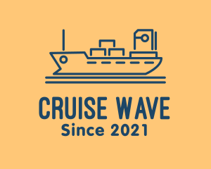 Cruiser - Cargo Ship Tanker logo design